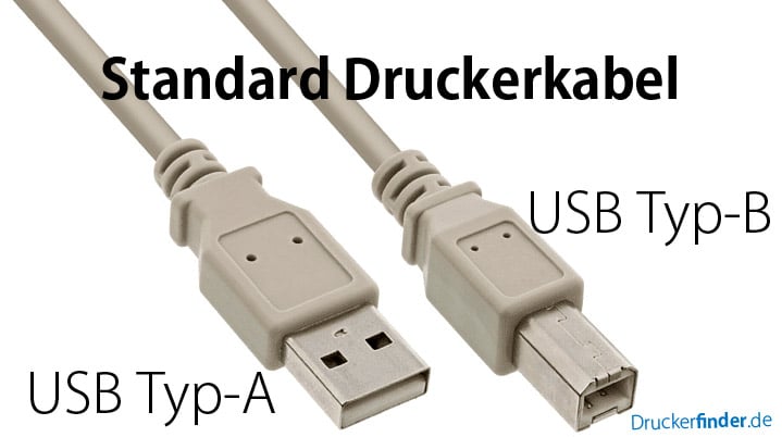 Standard Druckerkabel USB-A auf USB-B