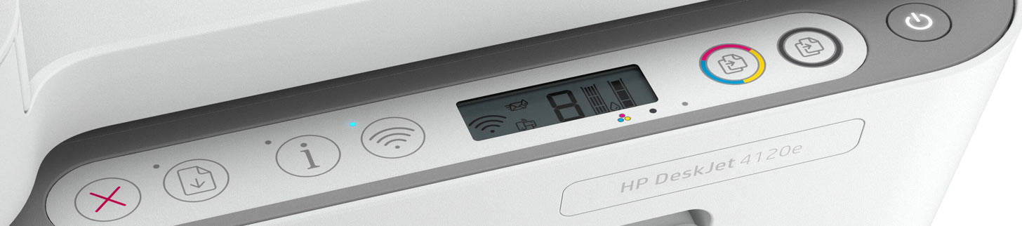 HP Deskjet 4120e Bedienfeld